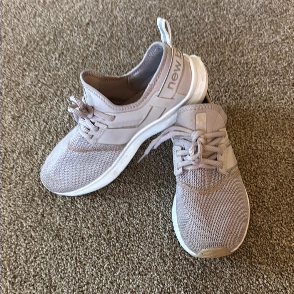 New Balance Pink Sneakers Breathable Mesh Low-Top